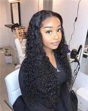 ILARIA-extensiones de pelo ondulado brasileño, extensiones de cabello humano de ondas profundas, Pelo Rizado sin procesar Remy, 28, 30, 32 y 36 pulgadas, Onda de agua