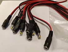 12V Plug Cable-Plug-Connector Cctv-Camera Power Male Female Dc Adapter for 5pcs