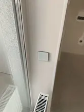 MiniTiger-Interruptor táctil de pared, estándar de la UE/Reino Unido, 1 entrada y 1 vía, Panel de interruptor de cristal blanco, 220-250V, solo función táctil