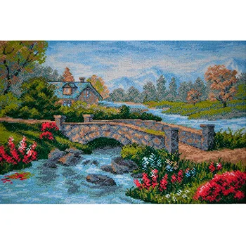 

1078 set for embroidery Riolis 'Summer scenery ', 38*26 cm