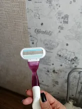 1 de afeitar mango + 4 hojas de afeitar reemplazables mujeres Manual de afeitar peluquería Trimmer Bikini de las axilas de afeitar