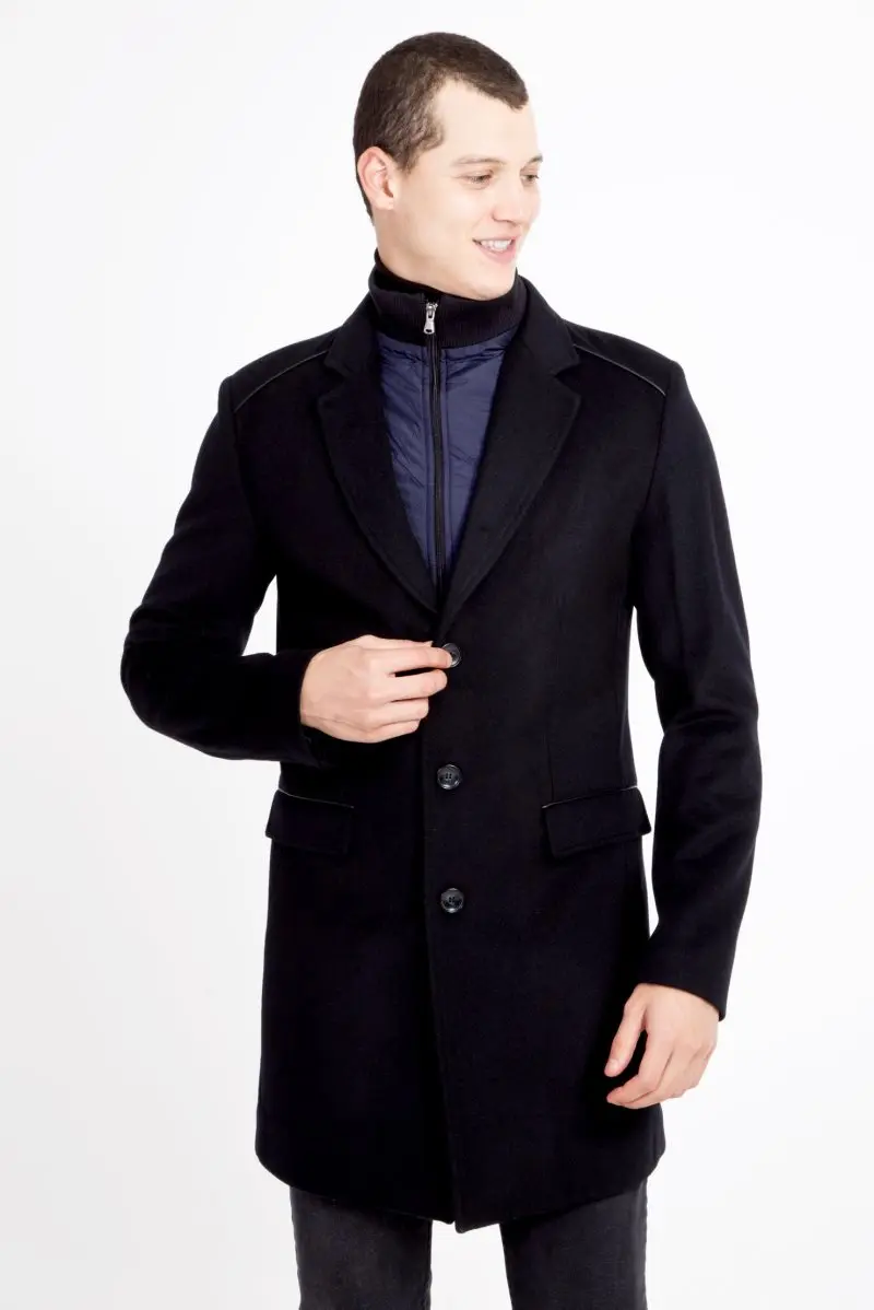 Kigili мужская одежда осень-зима Теплое повседневное пальто Высокое качество шерстяные пальто Сделано в Турции самое необходимое мужская шерстяная куртка футболка толстовка t shirt jacket футболка мужская куртка мужска