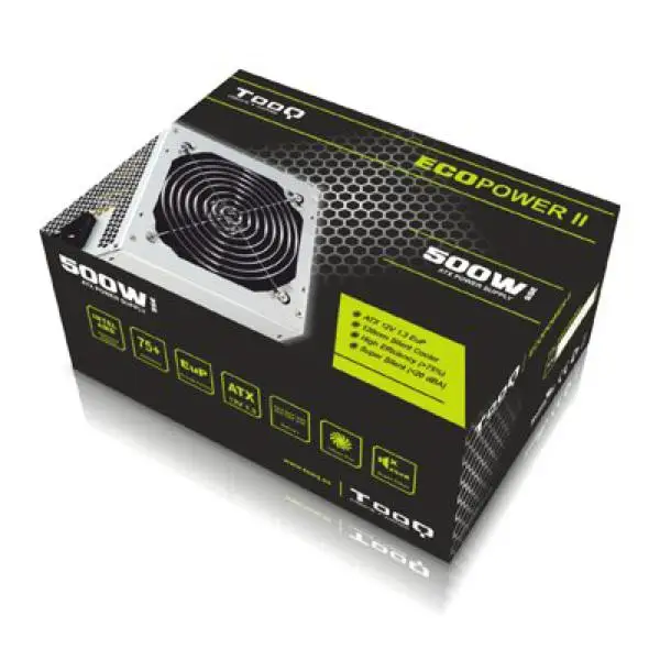 Блок питания TooQ TQEP-500SSE ATX 500W покрытый серебром