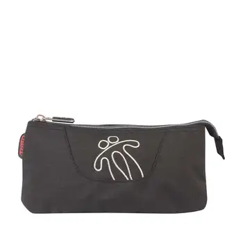 

School case three compartments black color-board
