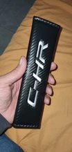 Doofato-funda protectora para cinturón de seguridad de coche, moldura Interior para Toyota CHR C-HR, 2017, 2018, 2019, 2 unidades