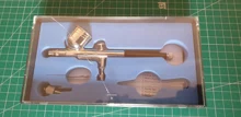 Pluma de aerógrafo de doble acción de 0,2-0,5mm, PISTOLA DE PULVERIZACIÓN con cepillo de aire, pluma pulverizadora para arte de uñas/tatuajes corporales