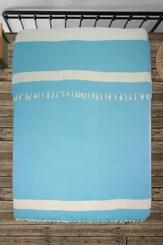 

Natural Pique Herringbone Style Turquoise