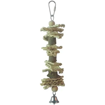 

Natural wooden toy for birds ICA BR407 with Bell