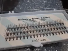 FUNMIX-pestañas postizas de visón Natural, 10d, suaves, individuales, prefabricadas, 2019