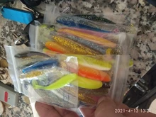 Wobbler Silicone Bait Spinnerbait-Accessories Streamer Soft-Lure Shad Sea Worm 50pcs/Lot