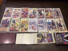 Cartas de Tarot de cuervos y guía en PDF, juegos de fiesta, cartas de adivinación del destino, venta al por mayor, 2021