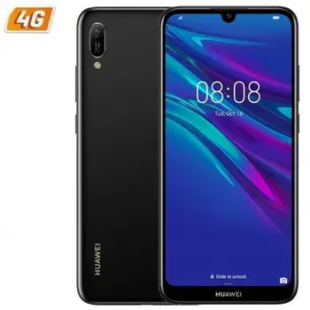 

SMARTPHONE MOBILE HUAWEI Y6 2019 BLACK - 6.09 '/15.46CM-CAMERA 13/8MP - QC 2.0GHZ - 32GB - 2GB RAM - ANDROID 9 - 4G - DUAL SIM