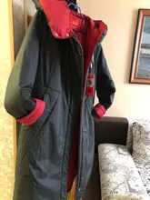 Thick Jacket Clothing Parka Coat Women Female Winter Astrid Hooded Long Large-Sizes Fashion