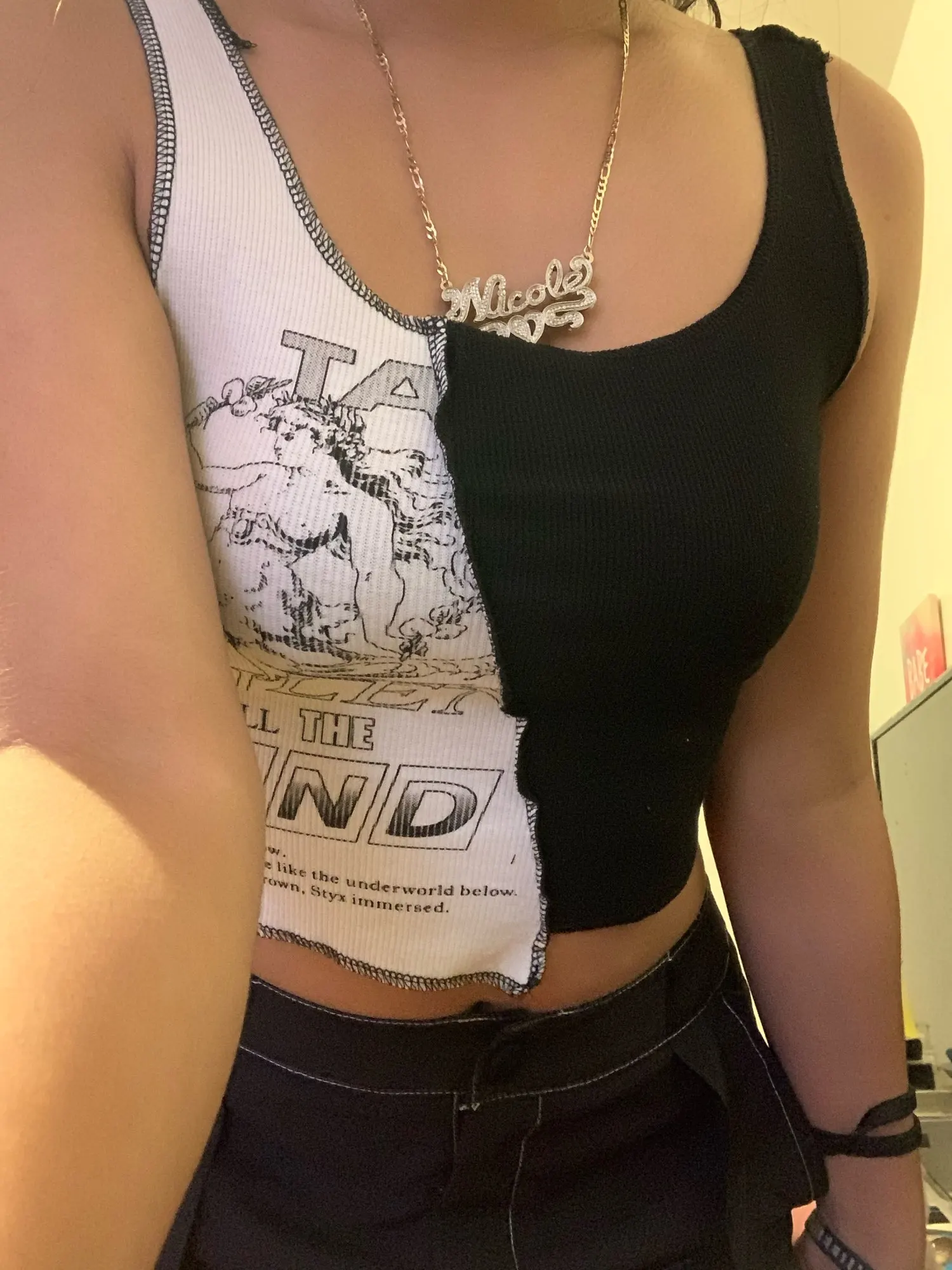 Tank Top with graphic print Egirl Punk photo review