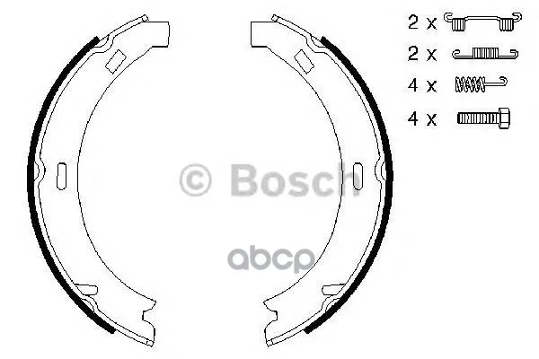 Колодки Тормозные Барабанные Bosch арт. 0986487582