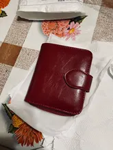 Cartera de cuero con cera de aceite para mujer, monedero de gran capacidad, con cremallera, bolso de mano largo, tarjetero, 2020