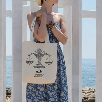 

Angemiel Bag Libra Libra Zodiac Shopping Beach Tote Bag