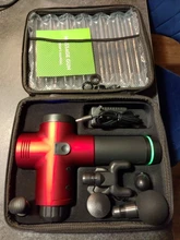 Pistola de masaje Fascia, masajeador de terapia muscular deportiva, relajación dolor alivio corporal, adelgazante, moldeador, con pantalla LCD