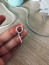 Guarda de Plata de Ley 925 colgante de Cruz Pendientes para las mujeres 2018 nueva tendencia de Moda de dama de joyería de Pendientes para Mujer de Moda