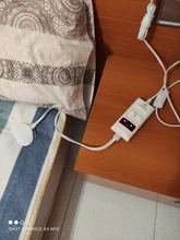 Manta eléctrica de seguridad con termostato para colchón, manta de calefacción eléctrica de 110-220V, más gruesa, cálida