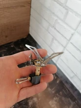 Estufa plegable para acampar al aire libre, minihorno de bolsillo, quemador a Gas para cocina, 3000W