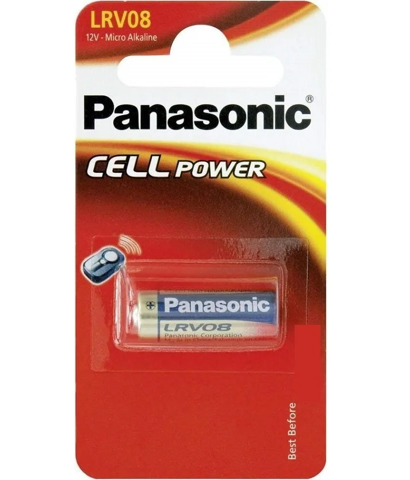 1x Pila Panasonic 23A LRV08 MN21 V23GA LR23A GP23 L1028 Bateria 12V 