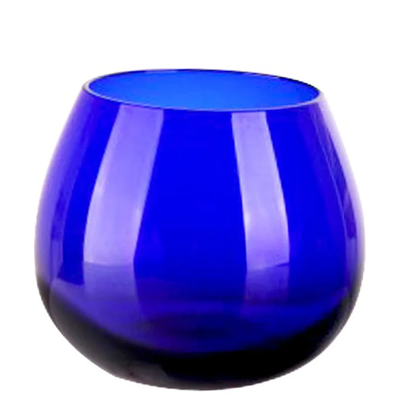 Glass Tea Cup with Blue Sake Tea Cup Crystal Glass Tumbler Heat Resistance Small Volume 4oz 120ml 1 Pc