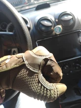 Guantes tácticos con pantalla táctil para hombre, de combate militar, Airsoft, al aire libre, escalada, tiro, Paintball, protección dura, dedo completo