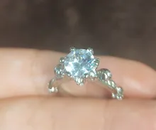 Anillo para mujeres de moda moderno, anillo de compromiso de circonita de cristal AAA blanca, regalo de joyería de boda, 2020