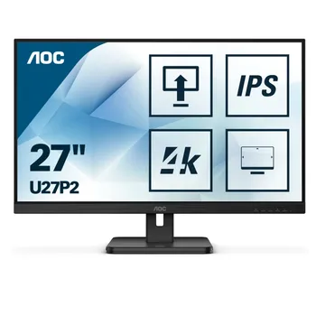 

AOC U27P2 LED display 68.6 cm (27 ") 3840x2160 pixels 4K Ultra HD Black