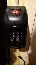 400W calentador eléctrico pared Mini ventilador calefactor Personal calentador de espacio con pantalla Led enchufe de pared calentador eléctrico interior calentador de la mano