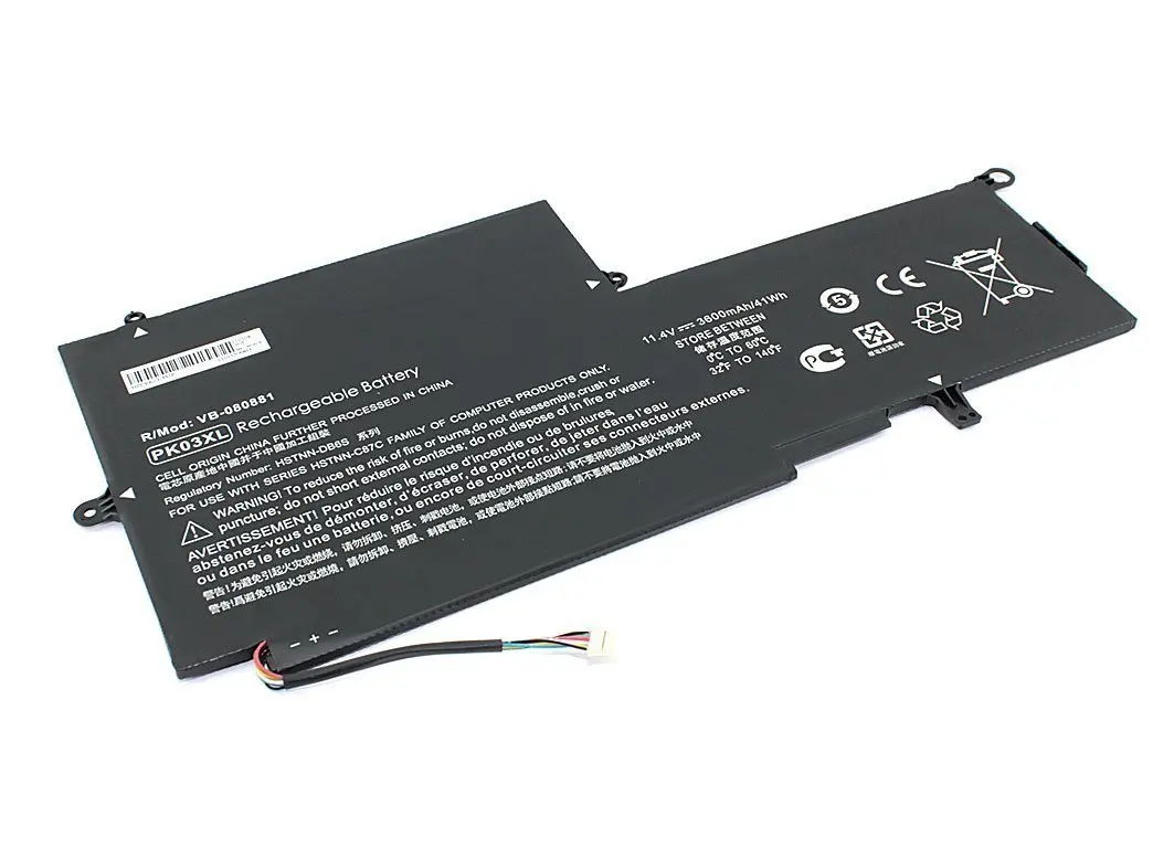 Аккумуляторная батарея для ноутбука HP Spectre Pro x360 (PK03XL) 11.4V 3600mAh OEM |
