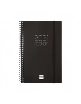 

Annual spiral AGENDA OPAQUE E5 SV 2021 black +