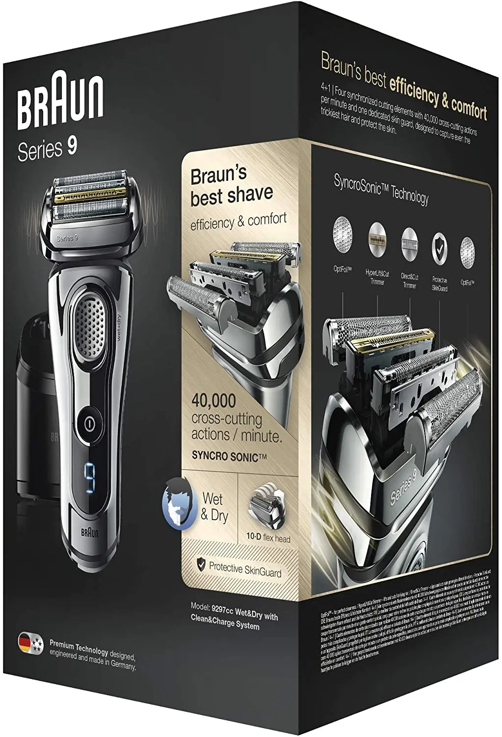 BRAUN Series9 ブラウン 9292cc ブラウン 9292cc シリーズ9 0 洗浄器付