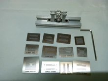 Plantilla de retrabajo de calor, herramienta Universal de plantilla + ESTACIÓN DE BGA Reballing Kit, BGA, 12 Uds.