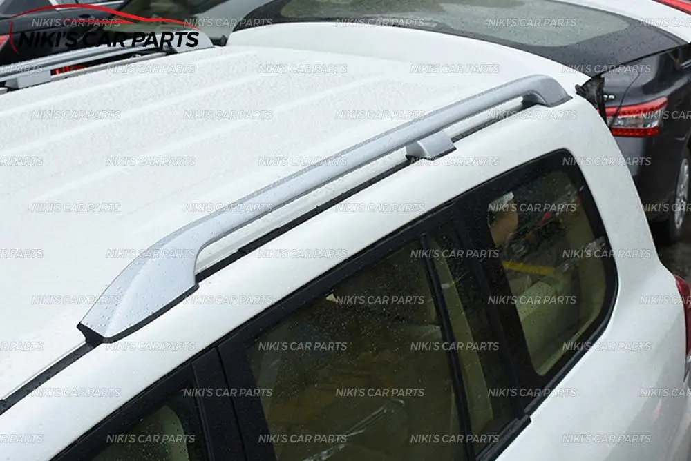 Боковые накладки на рейлинги для Toyota Land Cruiser LC200 2008- на крышу рельсы пластиковая формовка из АБС 1 комплект/4 шт украшения автомобиля Стайлинг