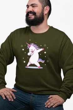 

Angemiel Wear Unicorn Green Men 'S Sweatshirt
