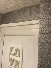 70x38cm 3D pegatinas de pared de Espuma adhesiva decoración de ladrillo para habitación de 3D papel pintado pared Decoración Adhesivo para la pared del salón para la habitación de los niños