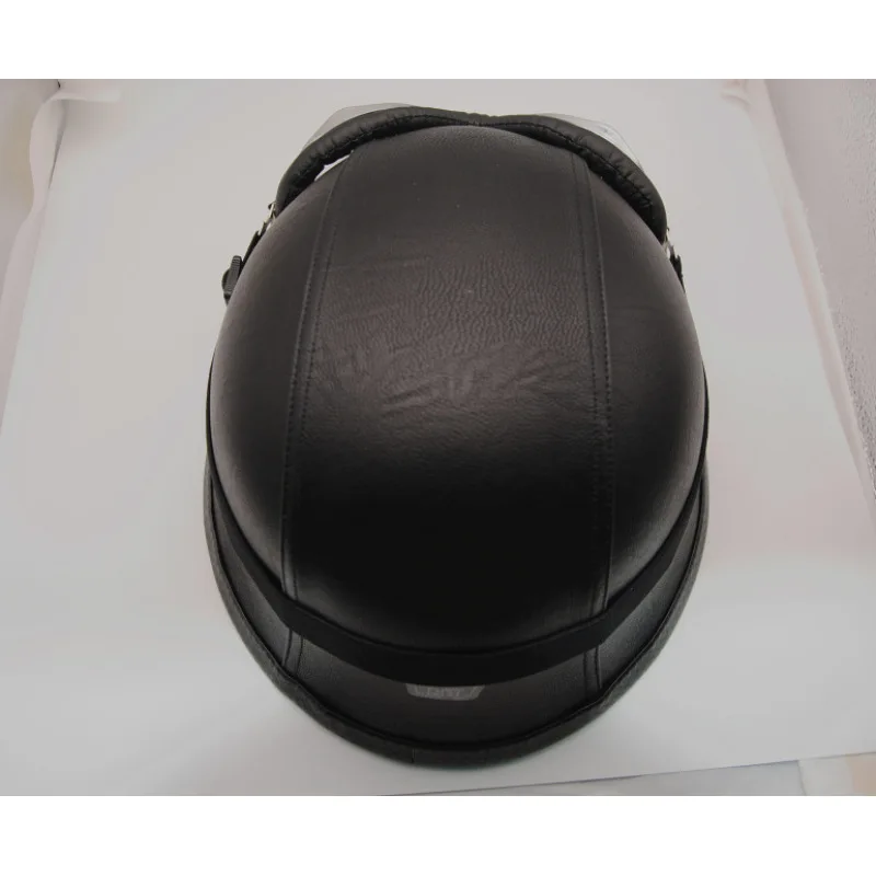 Мотоциклетный шлем CARCHET немецкий кожаный стиль винтажный мотоциклетный с