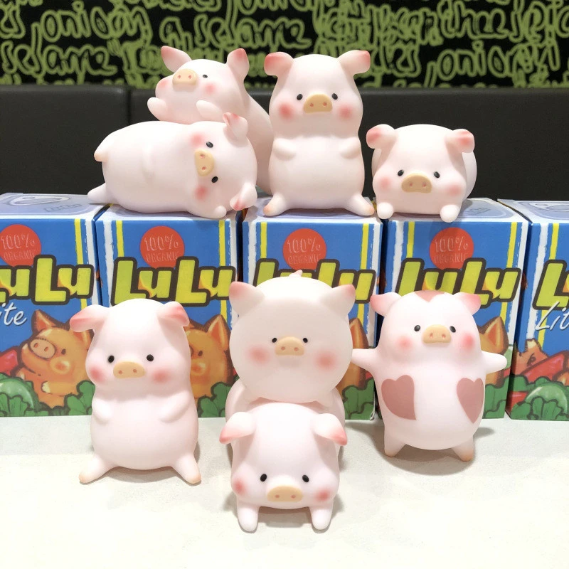 ルル ピッグ ブラインド ボックスのフィギュア かわいいおもちゃ 漫画のキャラクター 装飾品 コレクションギフトa103 Blind Box Aliexpress