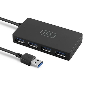 

4-Port USB Hub 1LIFE 1IFEUSBHUB4 USB 3.0 Black