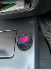 Medidor de voltaje eléctrico para encendedor de cigarrillos, pantalla LED, CC de 12V-24V, para indicador voltímetro de batería de coche, 10% de descuento