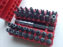 Security-Bit-Set Bit-Holder Tamper Magnetic-Extension Star Screwdriver Quick-Release