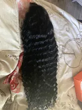 Pelucas de encaje Frontal de onda de encaje profundo para mujer, pelucas de cabello humano peruano con cierre de encaje 4x4, rizado profundo, prearrancado