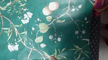 Stick Wallpaper Removable Peach-Tree Flower Bird Waterproof Haohome Modern Peel Self-Adhesive