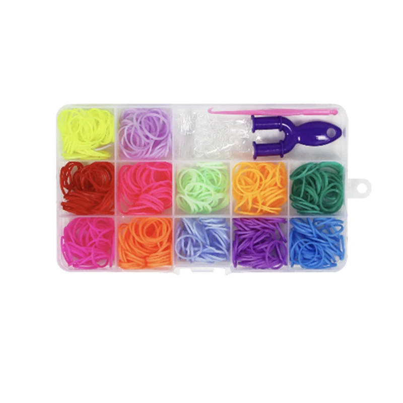 Gloria Europa Pulseras Gomas, Kit Gomas para hacer Pulseras, Colores Bandas de goma para bricolaje Bandas elásticas para pulseras, collares, tejido para en Cajas de Almacenamiento| | - AliExpress