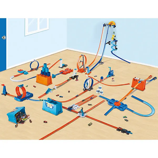Автотрек Hot Wheels Track Builder Гонки по вертикали