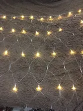 Led-String-Lights Christmas-Decoration Festival Wedding-Party Waterproof Net 220V 8modes