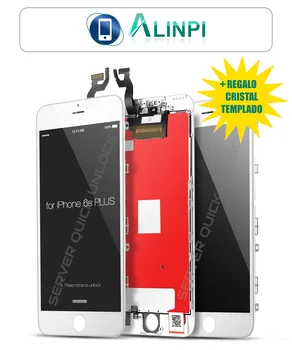 

Full screen for iPhone 6S Plus White touch digitizer + LCD + white frame + AAA quality tempered glass + 24h shipping