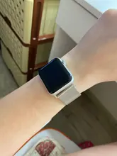 Milanese-Correa de reloj para Apple Watch, pulsera de acero inoxidable para hombre y mujer, 38mm, 42mm, 44mm, 40mm, 3 4 5 6 SE